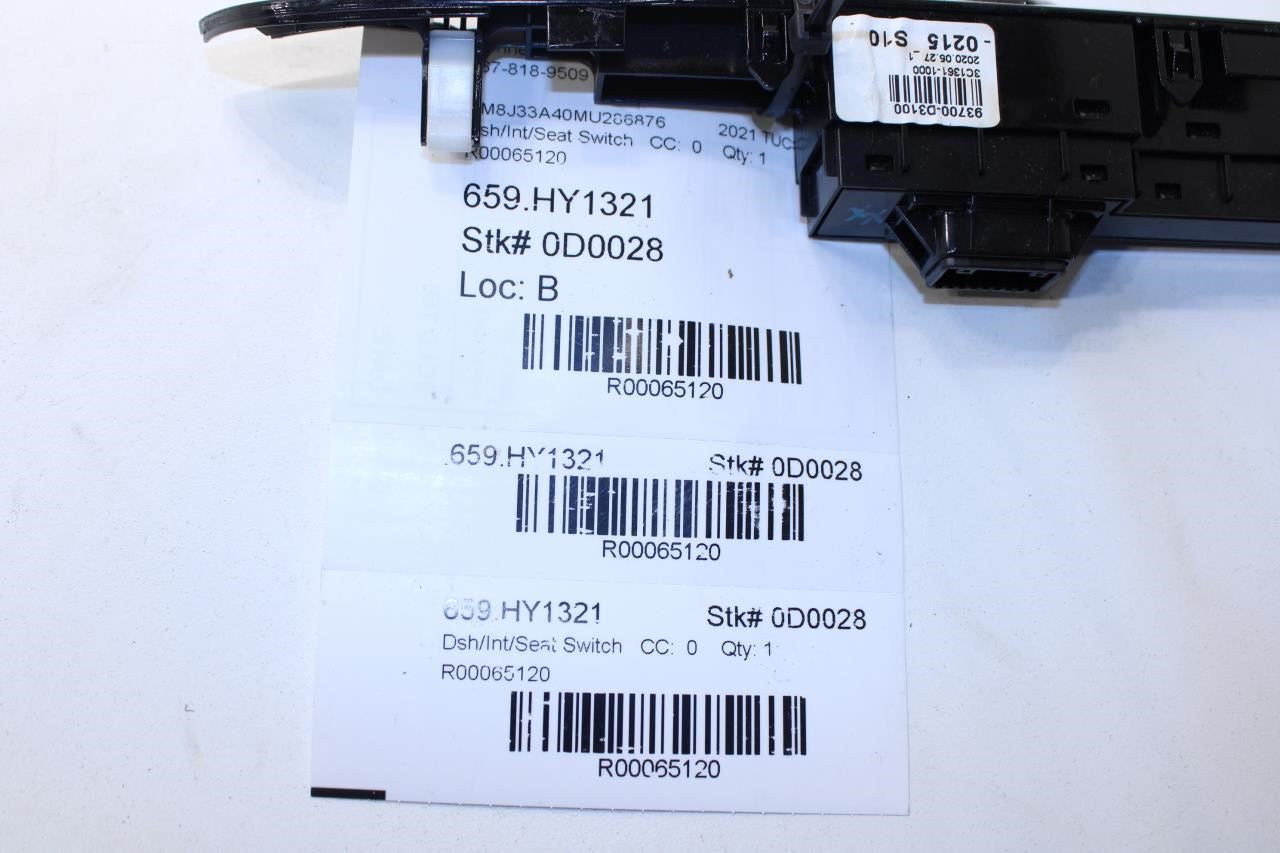 15-21 Hyundai Tucson Dash Hazard Light and Passenger Warning Switch 93700-D3100 - Alshned Auto Parts