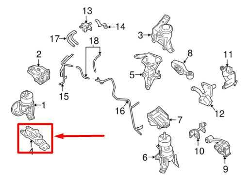 2016-2023 Nissan Maxima 3.5L Front Left Engine Mount Insulator 11220-4RA0A OEM - Alshned Auto Parts