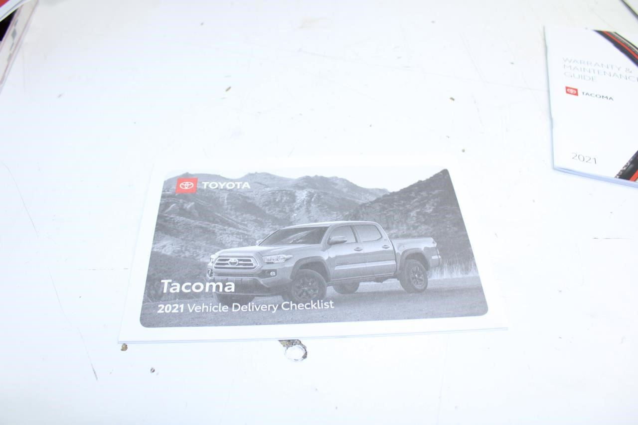 2021 Toyota Tacoma Owners Manual Set with Case OM04029U 01999-04029 OEM - Alshned Auto Parts