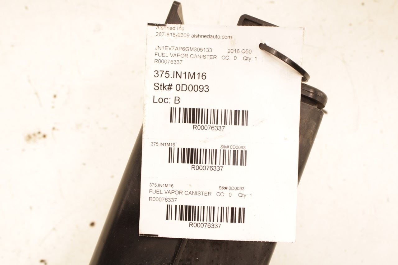 2016-2020 Infiniti Q50 Premium 3.0L Fuel Vapor Evaporative Emission Canister - Alshned Auto Parts