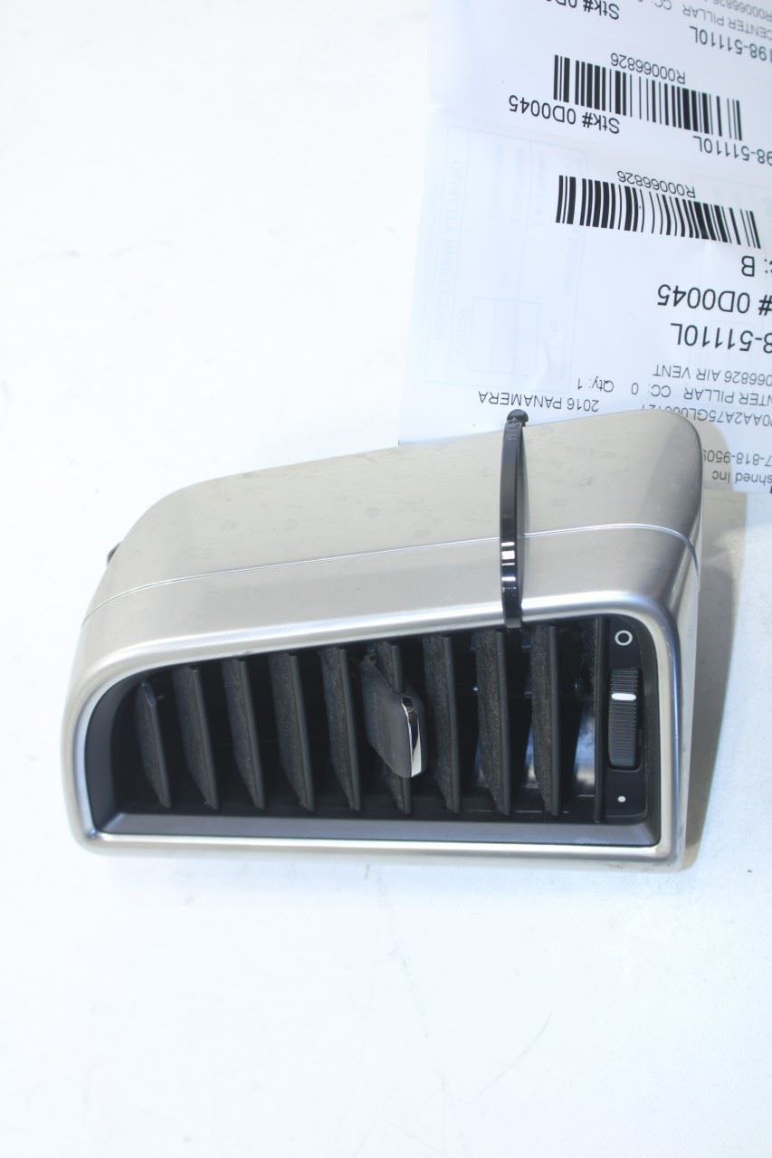 10-16 Porsche Panamera 4 Driver Left Side Lower B-Pillar Air Vent Louver Grille - Alshned Auto Parts