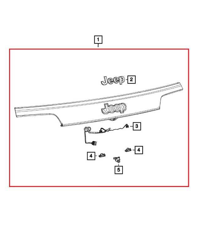 14-21 Jeep Grand Cherokee Summit RR Liftgate Trim License Plate Light 1WD55TRMAD - Alshned Auto Parts