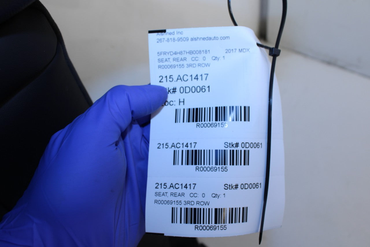 2014-20 Acura MDX Advance Rear RH and LH 3rd Row Seat Complete w/ Lower Cushion - Alshned Auto Parts