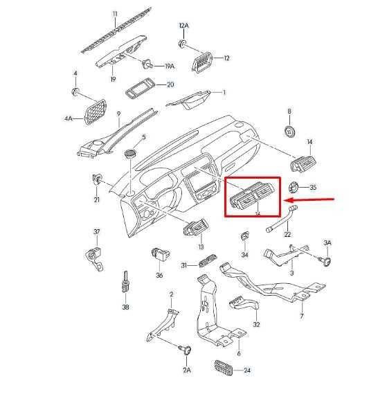 16-18 Volkswagen Jetta Sport Center Dash Air Vent w/ Hazard Switch 5C7-819-728 - Alshned Auto Parts