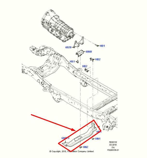 11-16 Ford F250 SD 6.2L 4WD Transmission Crossmember Mount Bracket BC34-5060-BC - Alshned Auto Parts