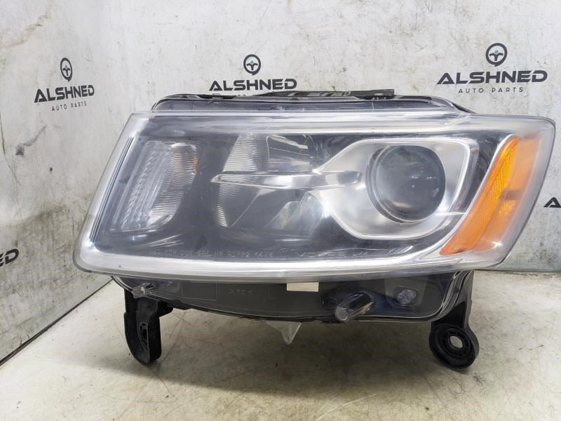 2014-2015 Jeep Grand Cherokee Front Left Driver Headlight Lamp 68110997AD OEM - Alshned Auto Parts