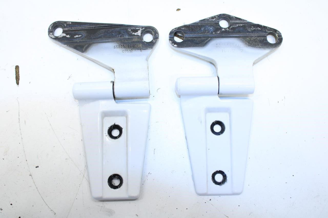 07-18 Jeep Wrangler Front RH Door Hinge Upper and Lower w/ Bolts 55395386AE OEM - Alshned Auto Parts