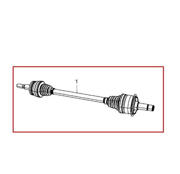 2011-2025 Dodge Durango SXT AWD Rear Left Driver Side CV Axle Drive Half Shaft - Alshned Auto Parts
