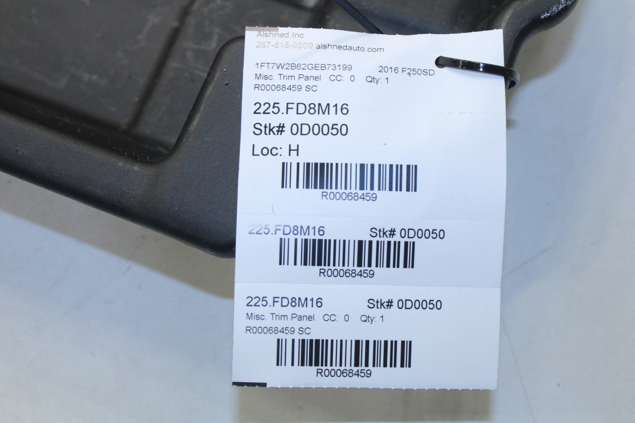 2011-16 Ford F250 Lariat Crew Cab 6.2L Rear Floor Under Seat Storage Compartment - Alshned Auto Parts