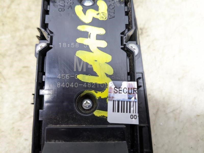 2017-22 Toyota Prius Prime Front Left Master Power Window Switch 74232-47190 OEM - Alshned Auto Parts