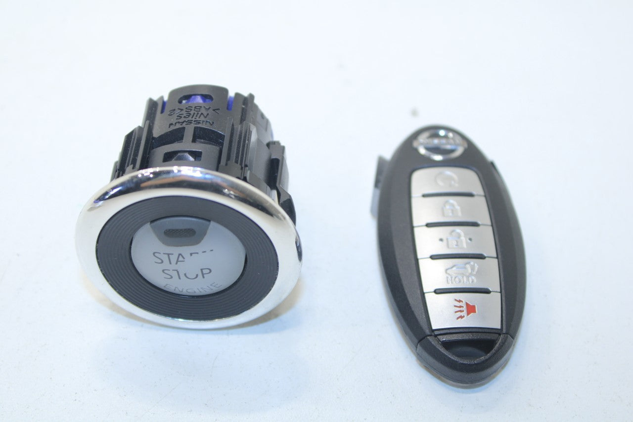 15-24 Nissan Murano Platinum Engine Start Stop Ignition Switch Button w/ Fob Key - Alshned Auto Parts