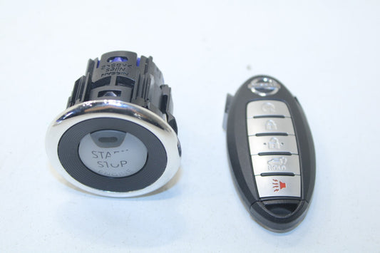 15-24 Nissan Murano Platinum Engine Start Stop Ignition Switch Button w/ Fob Key - Alshned Auto Parts