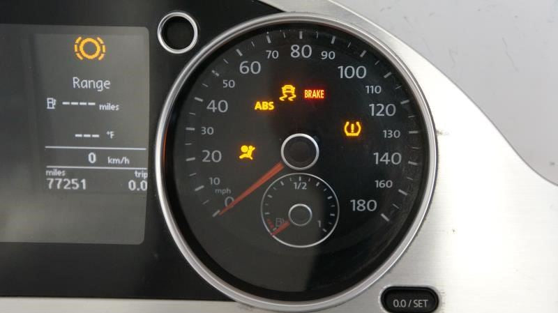 09-10 Volkswagen CC Speed Gauge Instrument Cluster 77K Mileage 3C8-920-970-B OEM - Alshned Auto Parts