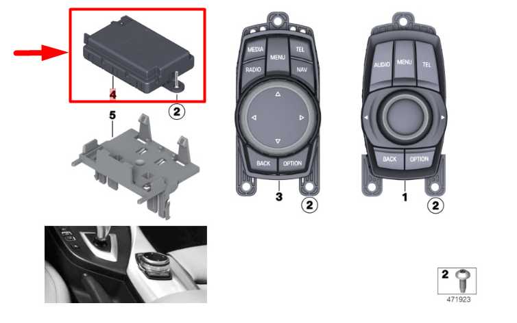 15-16 BMW 435i Gran Coupe Controller Touch Panel Control Module 65829347470 OEM - Alshned Auto Parts