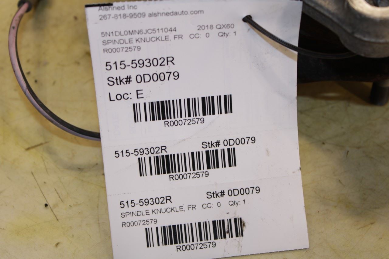 2014-20 Infiniti QX60 Front Right Passenger Side Spindle Knuckle Hub 40014-3JA1A - Alshned Auto Parts