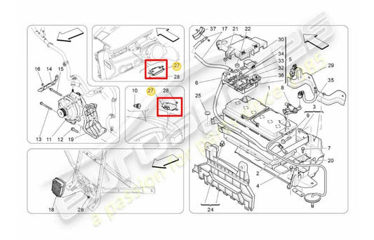 14-18 Maserati Ghibli S Q4 3.0L Voltage Stabilizer Power Inverter Control Module - Alshned Auto Parts