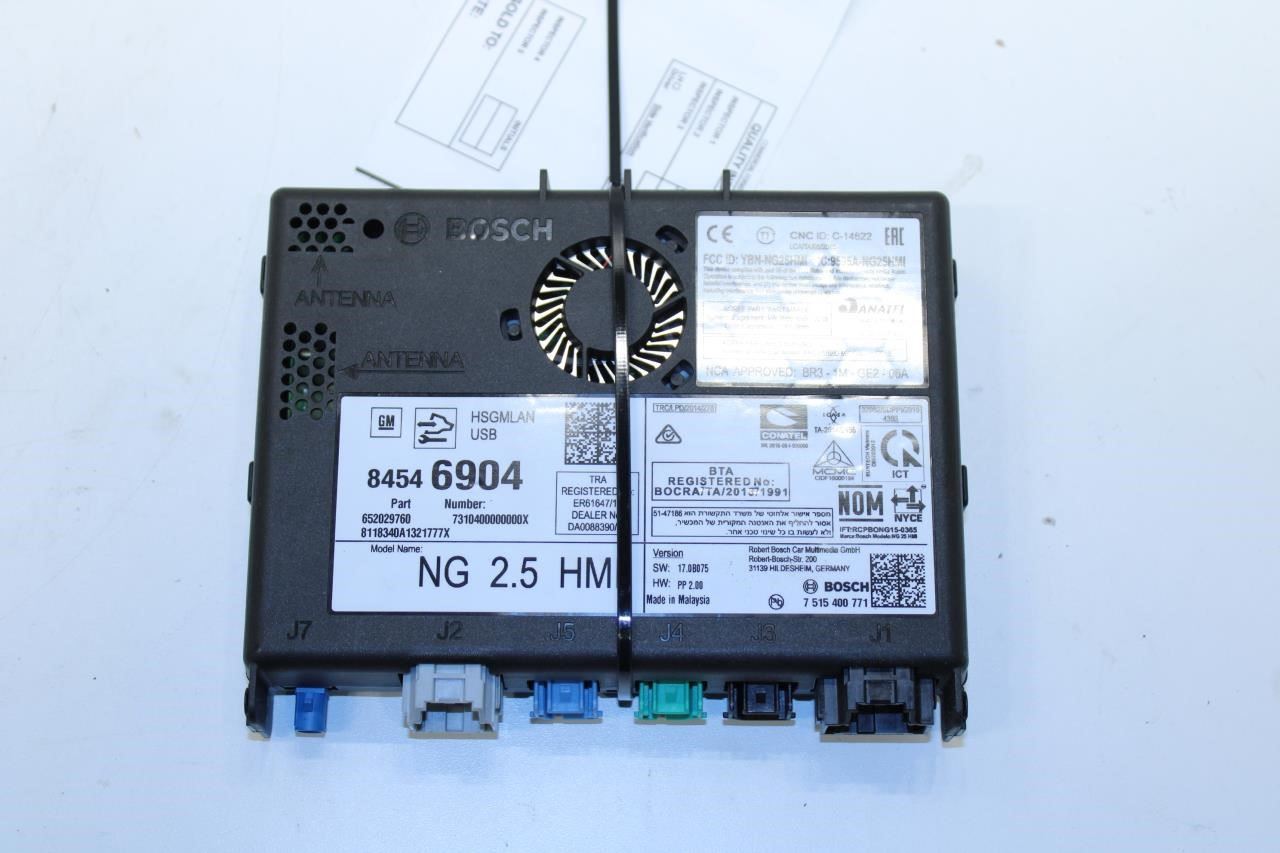 2018-2019 GMC Acadia SLT-1 HMI Infotainment Display Control Module 84546904 OEM - Alshned Auto Parts