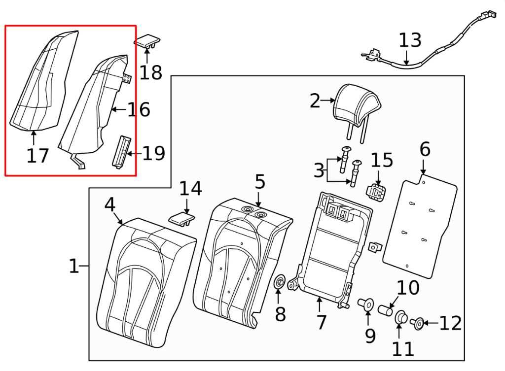 2017-19 Buick LaCrosse Premium 3.6L Rear Left Side 2nd Row Seat Bolster Cushion - Alshned Auto Parts