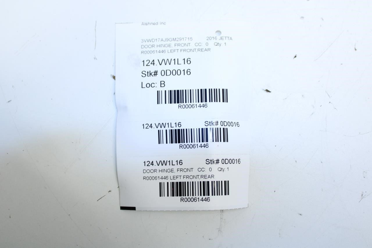 15-18 Volkswagen Jetta Sport Front and Rear LH Door Hinge Up and Low 8K0831401H - Alshned Auto Parts