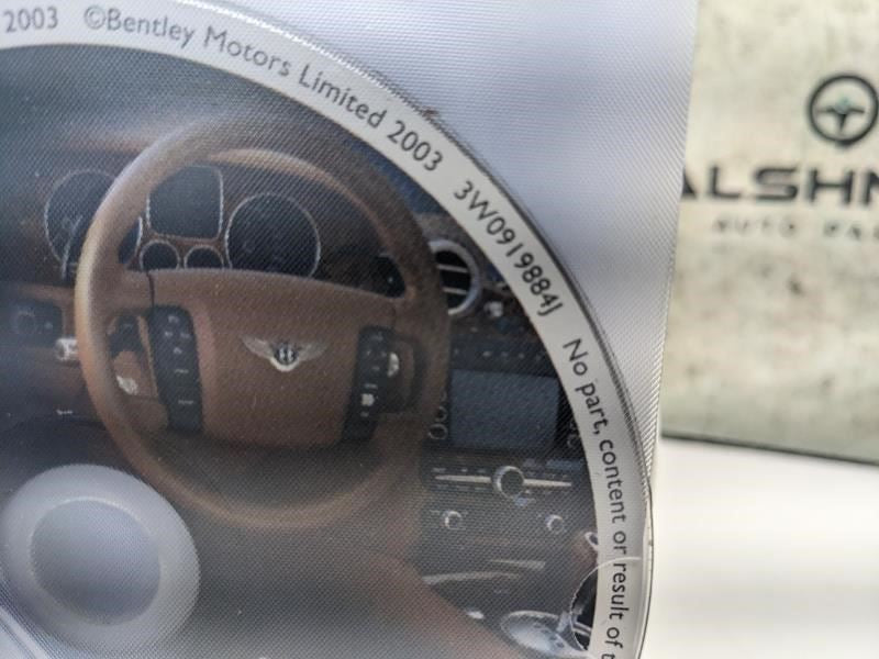 2005 Bentley Continental GT Satellite Navigation CD-ROM Set of 5 3W0919884P OEM - Alshned Auto Parts