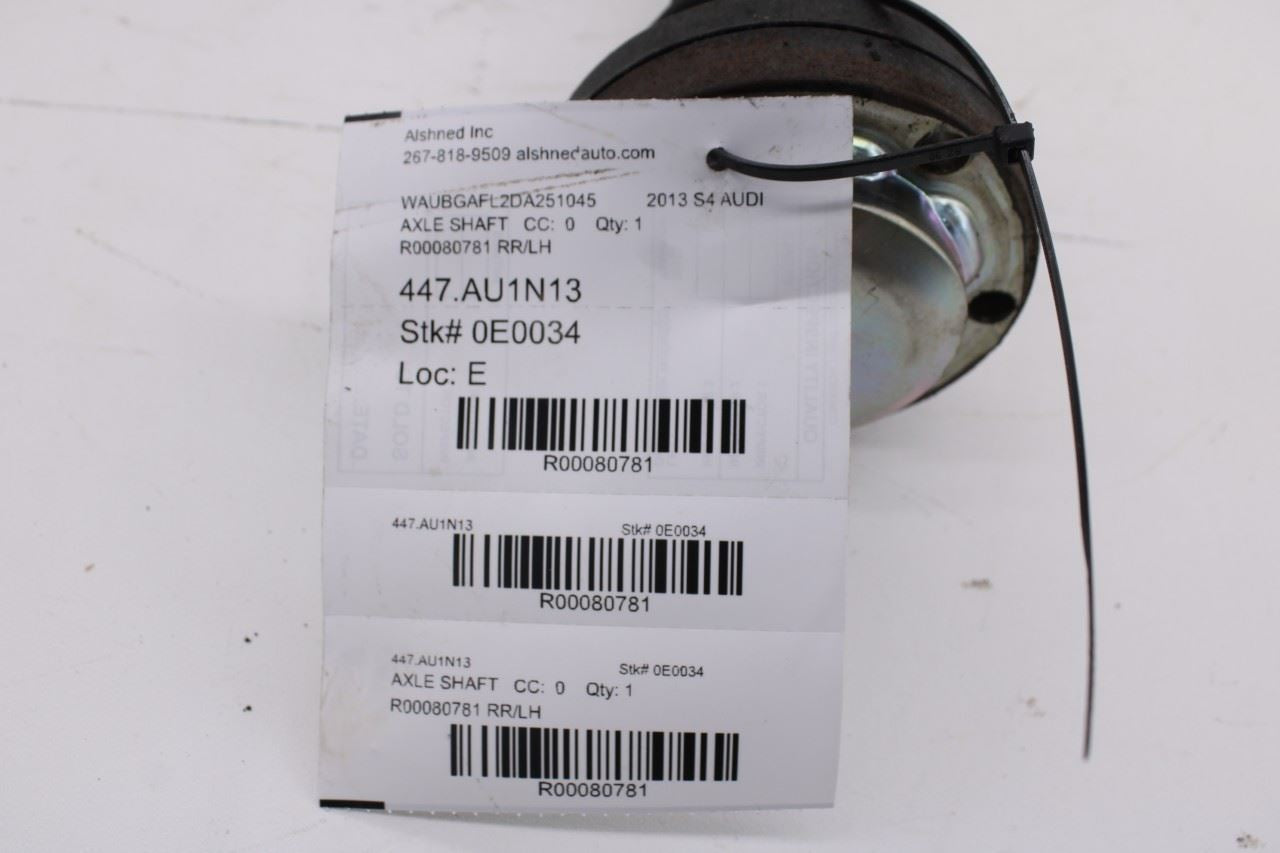 2013-16 Audi S4 Premium Plus AWD Rear Left Driver Side CV Axle Drive Half Shaft - Alshned Auto Parts