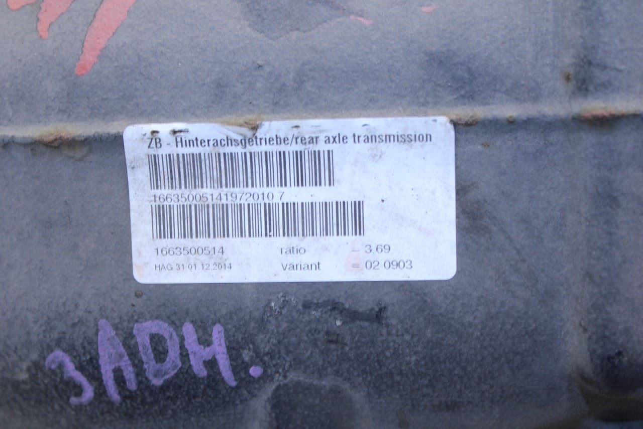 12-15 Mercedes-Benz ML350 3.5L RWD Rear Axle Differential Carrier 3.69 ratio 96K - Alshned Auto Parts