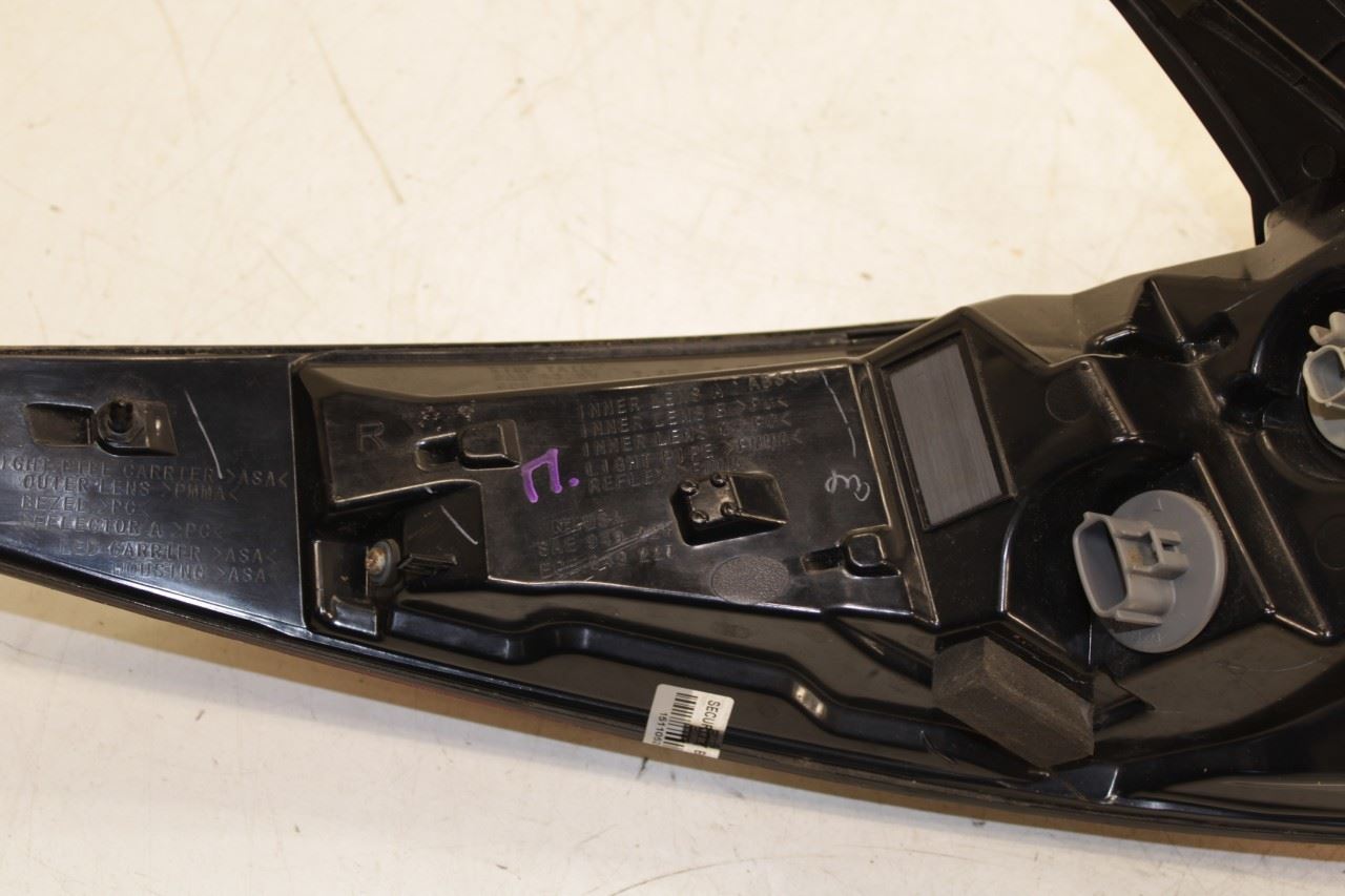 2016-2020 Infiniti QX60 Rear Right Passenger Side Tail Light Lamp 26550-9NC0A - Alshned Auto Parts