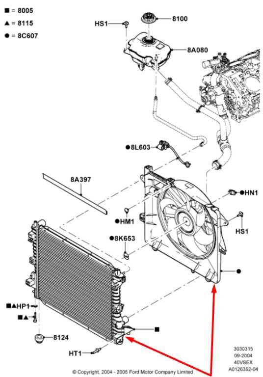 09-10 Ford Mustang Conv V6 4.0L Engine Radiator w/ Cooling Fan Motor Assy *ReaD*2