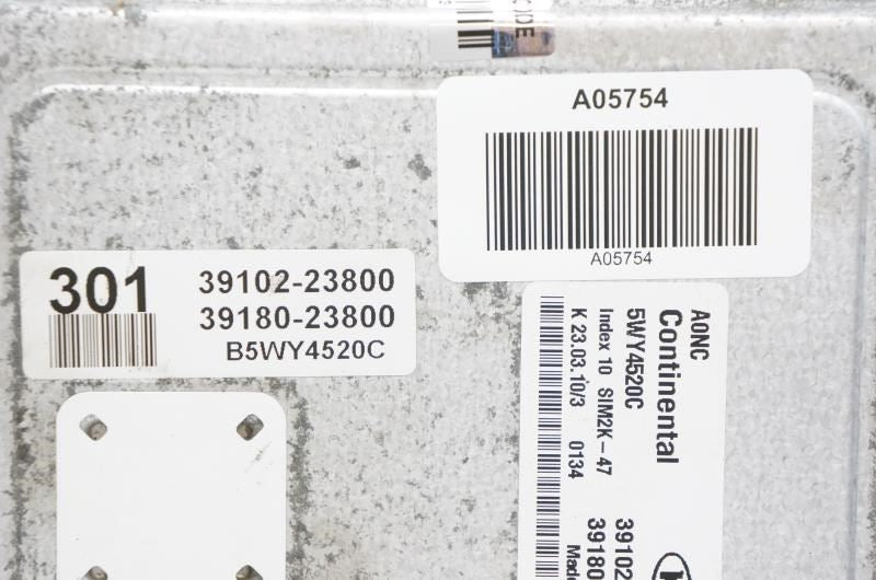 2009-11 Kia Soul 2.0L FWD Engine Computer Control Module ECU ECM 39180-23800 OEM7