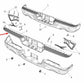 2011-24 Ram 1500 Classic Rear Bumper Step Pad w/ License Plate Lamps 55112621AA1