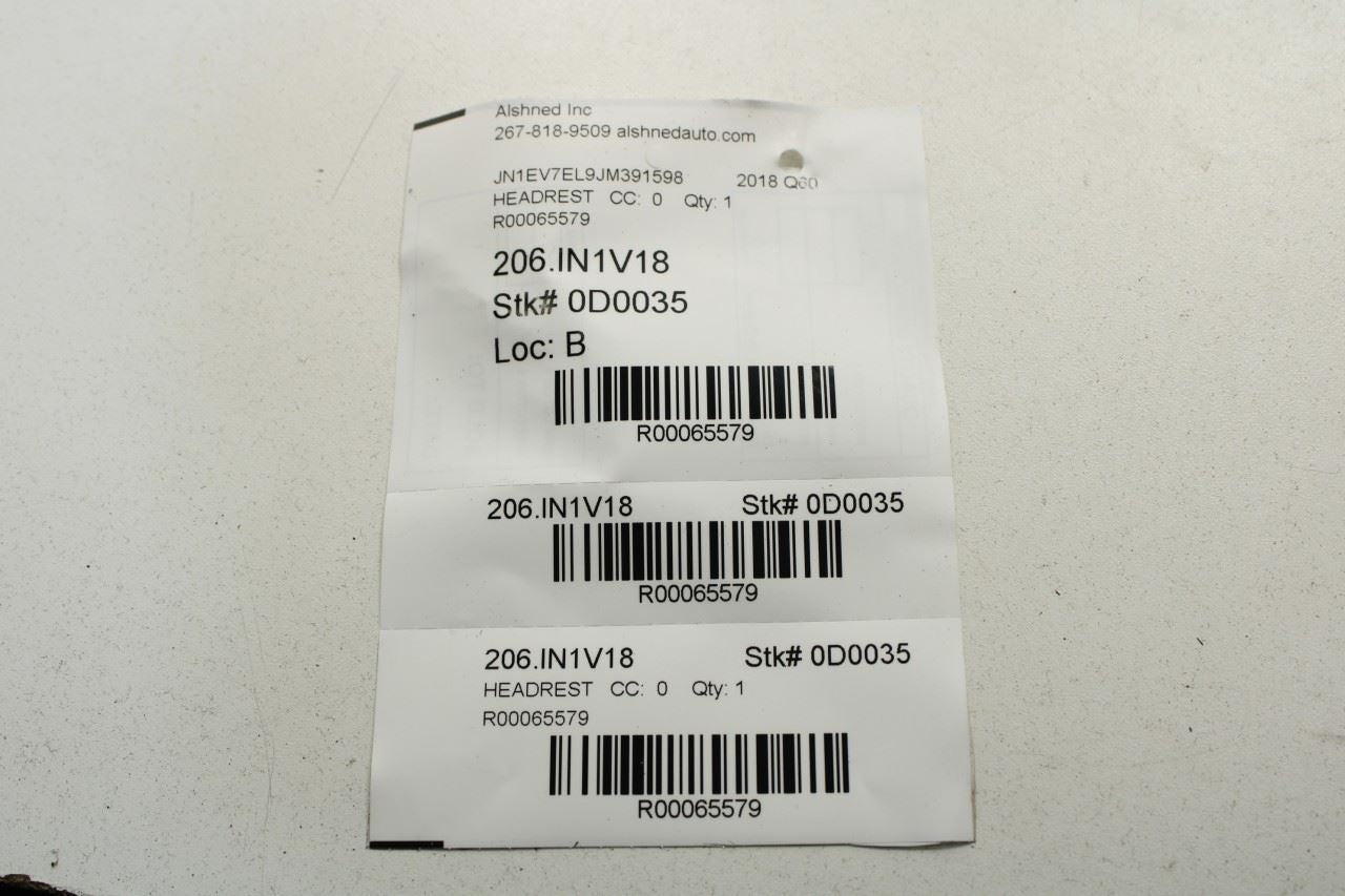 2017-22 Infiniti Q60 Luxe Front RH and LH Seat Headrest Pair 86400-5CA0A *ReaD* - Alshned Auto Parts