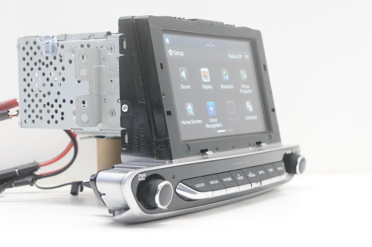 17-19 Hyundai Ioniq Radio Faceplate Control w/ 7.0'' Display and Receiver *ReaD* - Alshned Auto Parts