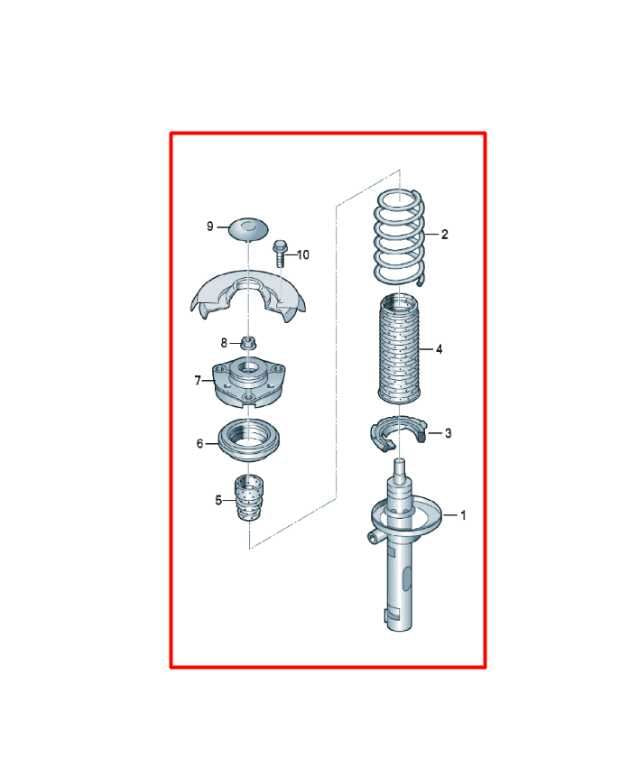 2018-24 Volkswagen Atlas S AWD Front Suspension Driver Left Shock Strut Absorber - Alshned Auto Parts