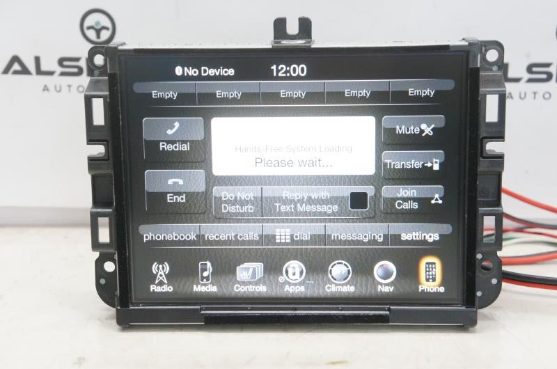 2014 Ram 1500 8.4'' Display Uconnect Navigation Radio Receiver 68224525AH OEM - Alshned Auto Parts