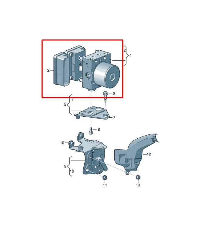 2016-2019 Volkswagen Passat SE 1.8L FWD ABS Anti Lock Brake Pump Control Module1
