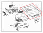 15-21 Mercedes-Benz C300 AWD Rear 2nd Row Floor Carpet Liner 205-680-00-41-9H42 - Alshned Auto Parts