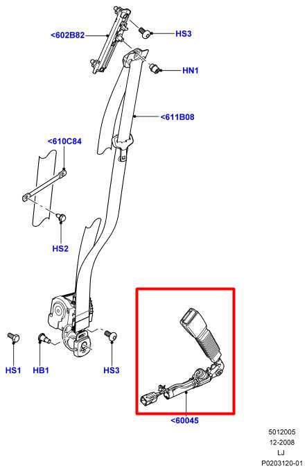 2007-2012 Land Rover Range Rover HSE Front Passenger Right Side Seat Belt Buckle - Alshned Auto Parts