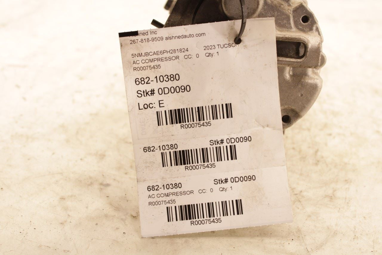 2022-2025 Hyundai Tucson SEL 2.5L AC Air Conditioner Compressor 97701-L1800 OEM - Alshned Auto Parts