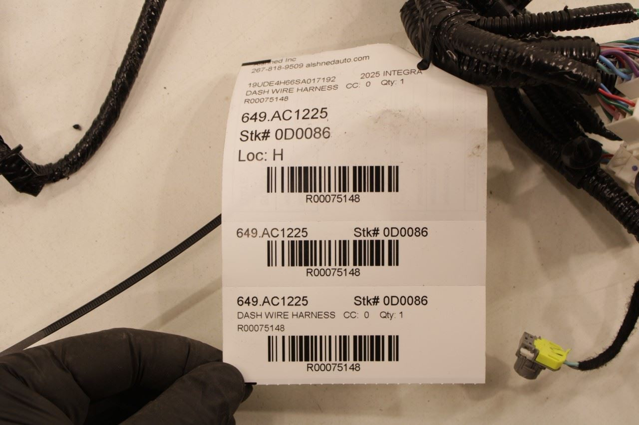 2025 Acura Integra A-Spec Dash Instrument Panel Wire Harness 77961-3S5-8D10 OEM - Alshned Auto Parts