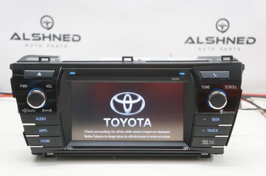 2014-2016 Toyota Corolla Navigation Radio CD MP3 86100-02211 100569 OEM - Alshned Auto Parts