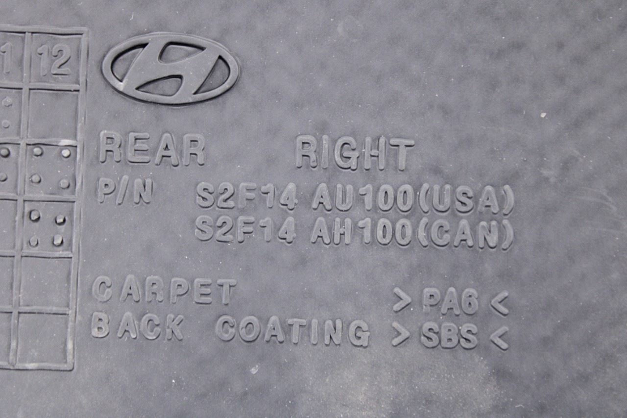 2021-23 Hyundai Santa Fe SEL Front Rear RH and LH Interior Carpet Floor Mats Set9