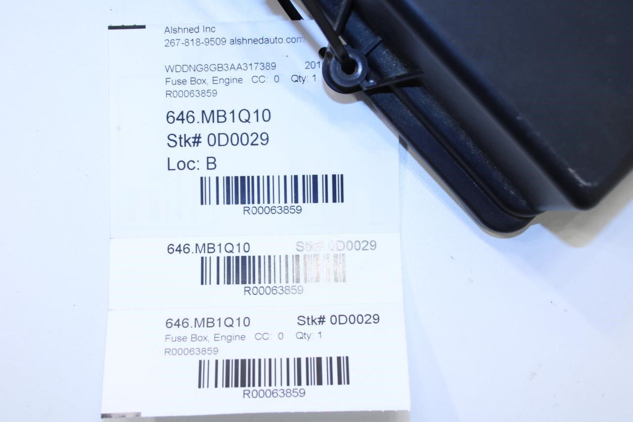 07-13 Mercedes-Benz S550 Under Hood Fuse and Relay Cover Trim 221-540-11-82 OEM - Alshned Auto Parts