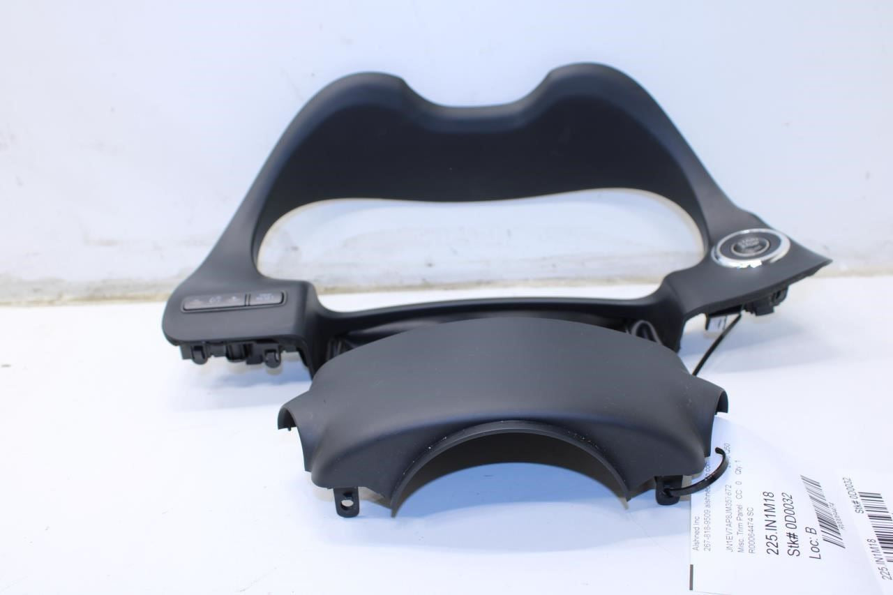 2014-23 Infiniti Q50 Luxe Speed Instrument Cluster Trim Bezel w/ Ignition Button - Alshned Auto Parts