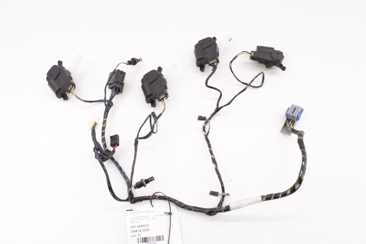 14-23 Jeep Cherokee Limited HVAC Heater Blend Door Actuator Set w/ Wire Harness6