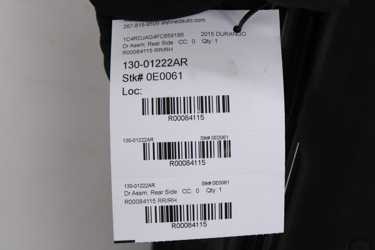 2011-25 Dodge Durango SXT Rear Right Side Door Shell Panel 55369480AK OEM *ReaD* - Alshned Auto Parts