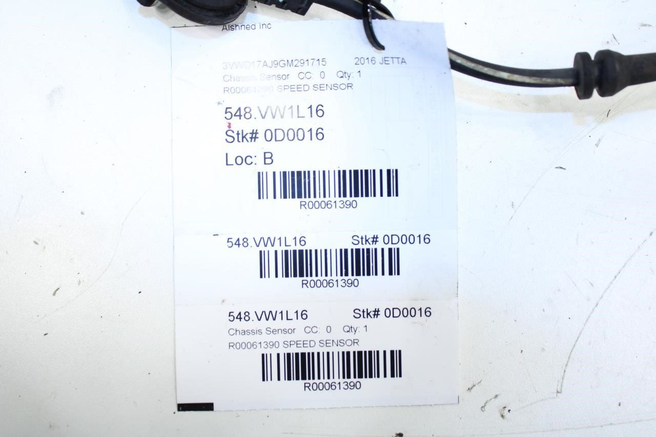2011-18 Volkswagen Jetta Front Left ABS Speed Sensor Wire Harness 5C0-927-903-B - Alshned Auto Parts