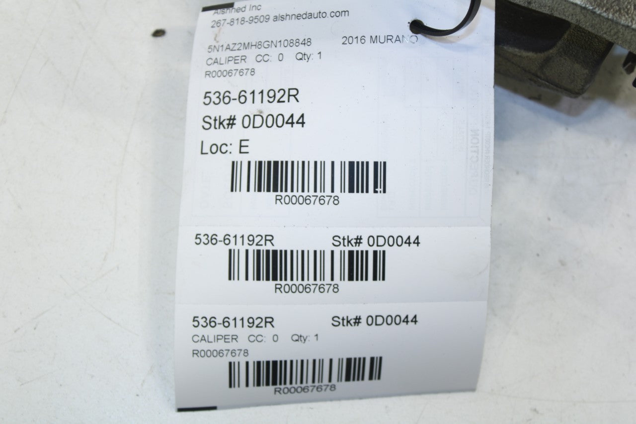 2015-2024 Nissan Murano Platinum Front Right Side Brake Disc Caliper 41001-3JA0A - Alshned Auto Parts