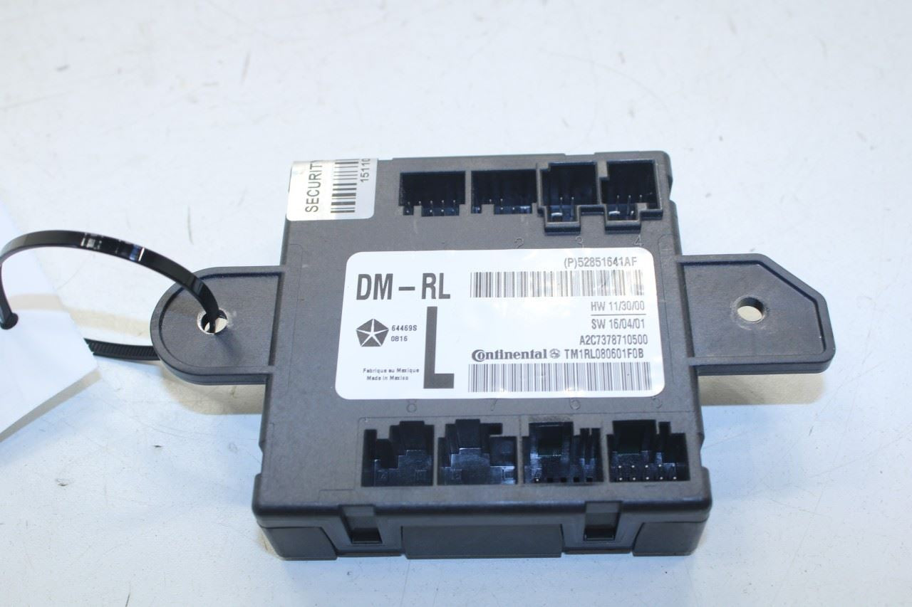 2017-2020 Maserati Ghibli 3.0L RWD Rear Driver Left Side Door Control Module ECU - Alshned Auto Parts