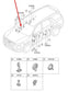 2020-2022 Hyundai Palisade Limited AWD Front Right Door Wire Harness 91611-S8050 - Alshned Auto Parts