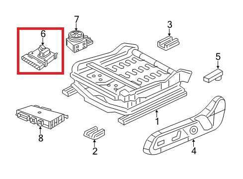 2010-23 Dodge Charger GT AWD Front Left Power Seat Adjustment Switch 56049431AF - Alshned Auto Parts